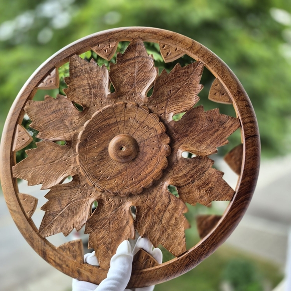 Handcrafted Wooden Wall Decor - Picture 1 of 6